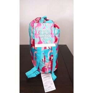 Selk' Bag Sleeping Bag Kids Girls Wearable Flamingo Camping Outdoors Size L New